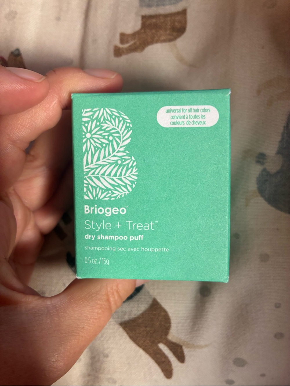 Briogeo Style + Treat Non-Aerosol & Talc-Free Dry Shampoo Powder Puff 15g